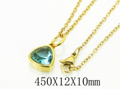 HY Wholesale Necklaces Stainless Steel 316L Jewelry Necklaces-HY15N0134MJF
