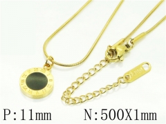 HY Wholesale Necklaces Stainless Steel 316L Jewelry Necklaces-HY59N0282MLU