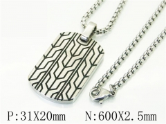 HY Wholesale Necklaces Stainless Steel 316L Jewelry Necklaces-HY41N0079HHR
