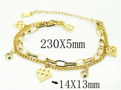 HY Wholesale Bracelets 316L Stainless Steel Jewelry Bracelets-HY24B0143NLS