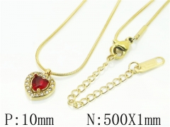HY Wholesale Necklaces Stainless Steel 316L Jewelry Necklaces-HY59N0293MLX