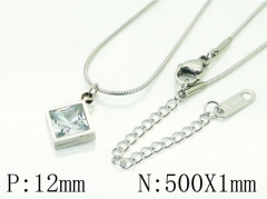 HY Wholesale Necklaces Stainless Steel 316L Jewelry Necklaces-HY59N0248LLY