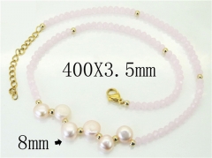 HY Wholesale Necklaces Stainless Steel 316L Jewelry Necklaces-HY21N0140HJF