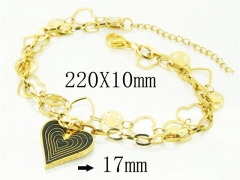 HY Wholesale Bracelets 316L Stainless Steel Jewelry Bracelets-HY66B0108HHS