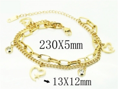 HY Wholesale Bracelets 316L Stainless Steel Jewelry Bracelets-HY24B0149NLB