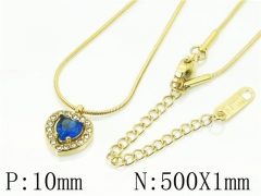 HY Wholesale Necklaces Stainless Steel 316L Jewelry Necklaces-HY59N0292MLC