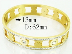 HY Wholesale Bangles Jewelry Stainless Steel 316L Fashion Bangle-HY64B1592HPE