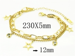 HY Wholesale Bracelets 316L Stainless Steel Jewelry Bracelets-HY24B0138NLU