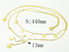 HY Wholesale Necklaces Stainless Steel 316L Jewelry Necklaces-HY32N0798HSS