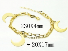 HY Wholesale Bracelets 316L Stainless Steel Jewelry Bracelets-HY24B0157OLW