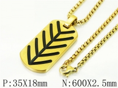 HY Wholesale Necklaces Stainless Steel 316L Jewelry Necklaces-HY41N0072HJS