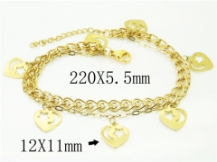 HY Wholesale Bracelets 316L Stainless Steel Jewelry Bracelets-HY66B0100PLC