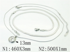 HY Wholesale Necklaces Stainless Steel 316L Jewelry Necklaces-HY59N0229OW
