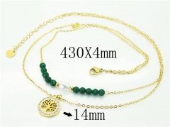HY Wholesale Necklaces Stainless Steel 316L Jewelry Necklaces-HY32N0783HIS