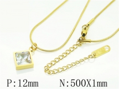 HY Wholesale Necklaces Stainless Steel 316L Jewelry Necklaces-HY59N0285MLE