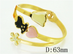 HY Wholesale Bangles Jewelry Stainless Steel 316L Fashion Bangle-HY64B1585HPR
