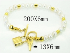HY Wholesale Bracelets 316L Stainless Steel Jewelry Bracelets-HY80B1518OR