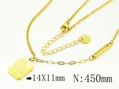 HY Wholesale Necklaces Stainless Steel 316L Jewelry Necklaces-HY32N0744OE