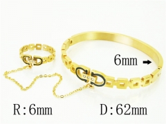 HY Wholesale Bangles Jewelry Stainless Steel 316L Fashion Bangle-HY64B1633IMD