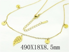 HY Wholesale Necklaces Stainless Steel 316L Jewelry Necklaces-HY24N0116PL