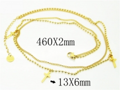 HY Wholesale Necklaces Stainless Steel 316L Jewelry Necklaces-HY32N0759OL