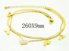 HY Wholesale Bracelets 316L Stainless Steel Jewelry Bracelets-HY32B0661PZ