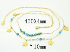 HY Wholesale Necklaces Stainless Steel 316L Jewelry Necklaces-HY32N0787HIL