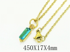 HY Wholesale Necklaces Stainless Steel 316L Jewelry Necklaces-HY15N0112MJQ