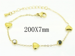 HY Wholesale Bracelets 316L Stainless Steel Jewelry Bracelets-HY32B0680NLF