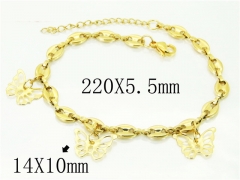 HY Wholesale Bracelets 316L Stainless Steel Jewelry Bracelets-HY66B0117OLV
