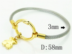 HY Wholesale Bangles Jewelry Stainless Steel 316L Fashion Bangle-HY64B1571HME