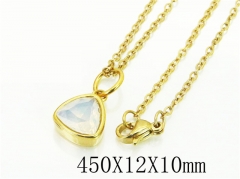 HY Wholesale Necklaces Stainless Steel 316L Jewelry Necklaces-HY15N0133MJG