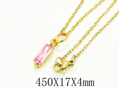 HY Wholesale Necklaces Stainless Steel 316L Jewelry Necklaces-HY15N0120MJV