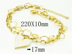 HY Wholesale Bracelets 316L Stainless Steel Jewelry Bracelets-HY66B0107HHW