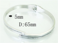 HY Wholesale Bangles Jewelry Stainless Steel 316L Fashion Bangle-HY80B1511HDD