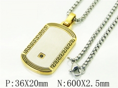 HY Wholesale Necklaces Stainless Steel 316L Jewelry Necklaces-HY41N0066HLS