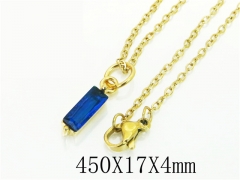 HY Wholesale Necklaces Stainless Steel 316L Jewelry Necklaces-HY15N0111MJ