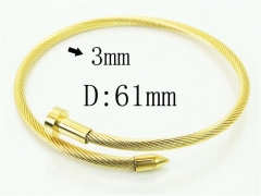 HY Wholesale Bangles Jewelry Stainless Steel 316L Fashion Bangle-HY62B0659HMC