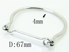 HY Wholesale Bangles Jewelry Stainless Steel 316L Fashion Bangle-HY62B0650HOS