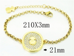 HY Wholesale Bracelets 316L Stainless Steel Jewelry Bracelets-HY90B0499HNQ