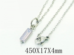 HY Wholesale Necklaces Stainless Steel 316L Jewelry Necklaces-HY15N0109LOZ