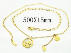 HY Wholesale Necklaces Stainless Steel 316L Jewelry Necklaces-HY47N0198OL