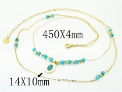 HY Wholesale Necklaces Stainless Steel 316L Jewelry Necklaces-HY32N0793HJL