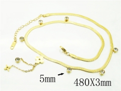 HY Wholesale Necklaces Stainless Steel 316L Jewelry Necklaces-HY32N0739HHS