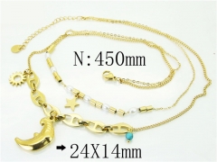 HY Wholesale Necklaces Stainless Steel 316L Jewelry Necklaces-HY32N0778HKX