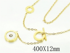 HY Wholesale Necklaces Stainless Steel 316L Jewelry Necklaces-HY24N0120HIL