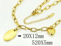 HY Wholesale Necklaces Stainless Steel 316L Jewelry Necklaces-HY47N0195OC