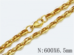 HY Wholesale Stainless Steel Necklaces-HY01NA001