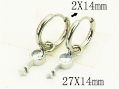 HY Wholesale Earrings 316L Stainless Steel Earrings-HY06E0355NV