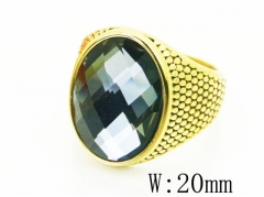 HY Wholesale Popular Rings Jewelry Stainless Steel 316L Rings-HY17R0849HJS